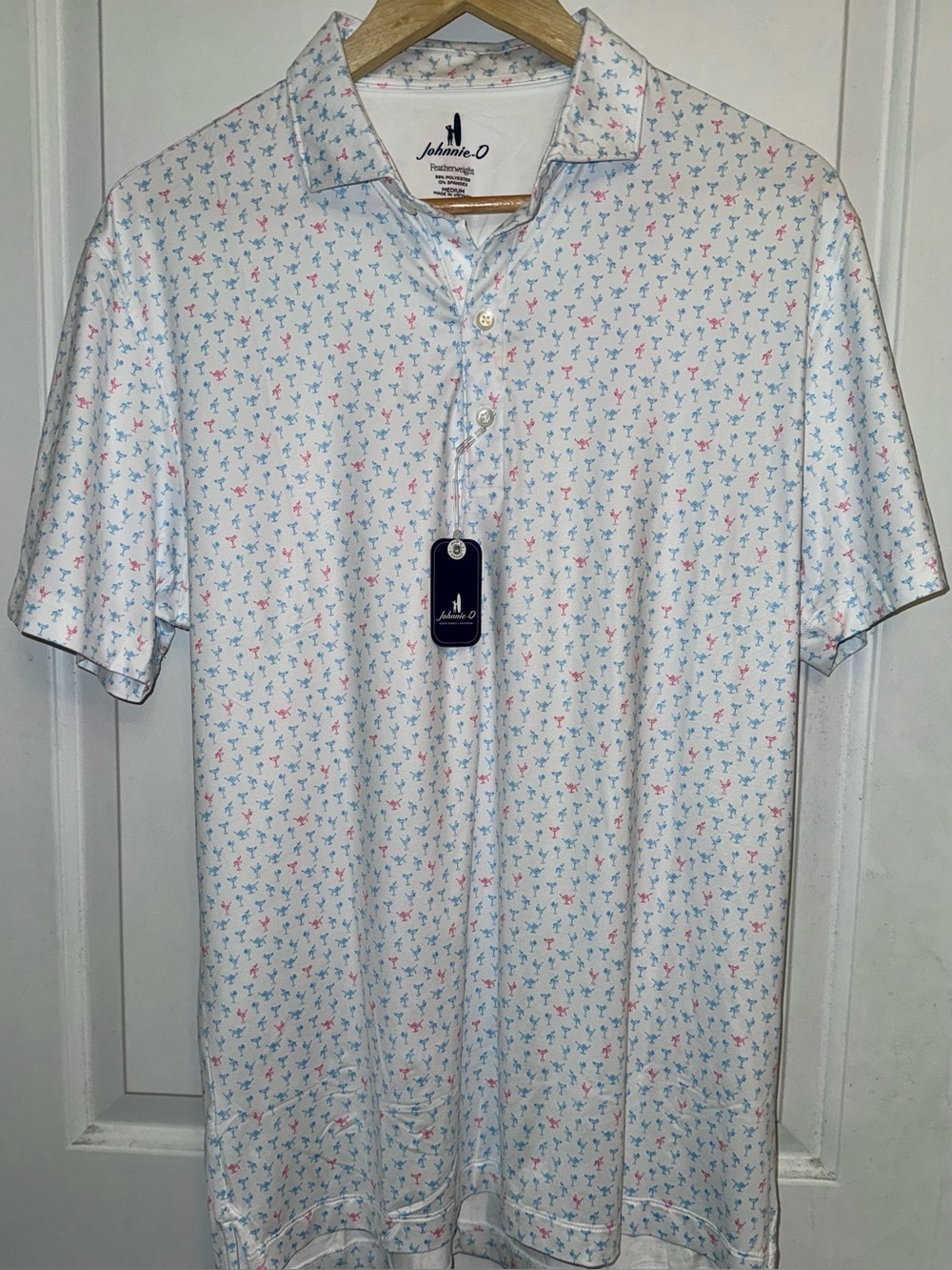 johnnie-O Featherweight "Pin-Up" Performance Polo - NWT